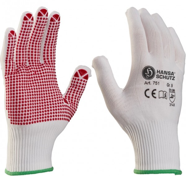 HansaTec 751 Protective gloves with PVC studs