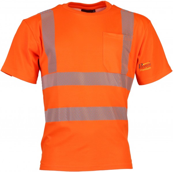 Prevent Trendline PTW-SHIRT-67 Warning Protection T-Shirt light orange