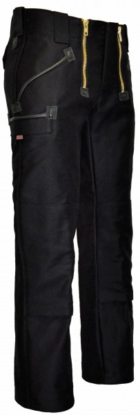 Eiko Stuart German Leather Guild Trousers with Genuine Leather Trim