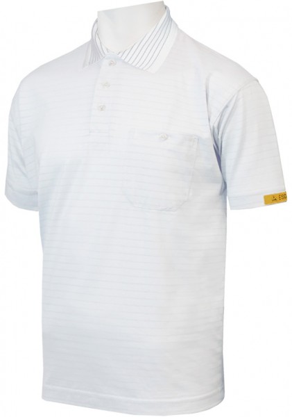 HB CONDUCTEX Cotton Knit Men's ESD Polo Shirt Short Sleeve 08011 86004 002