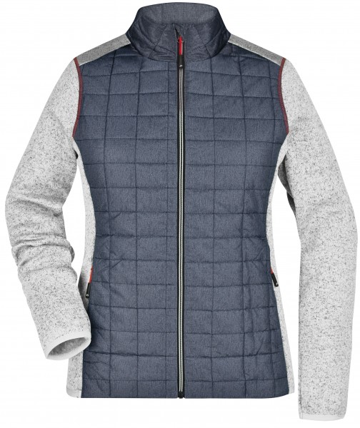James & Nicholson JN741 Ladies Knitted Hybrid Jacket in 6 Colors