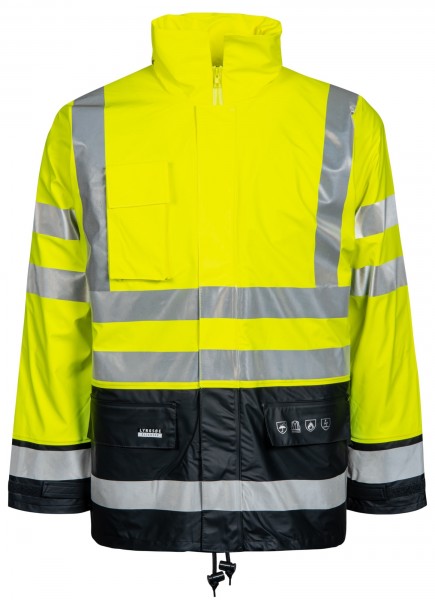 Lyngsøe FR-LR32 Multinorm winter rain jacket with removable quilted lining