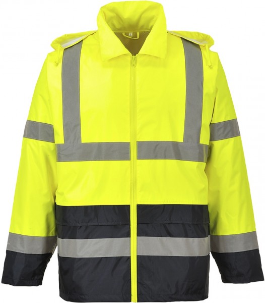 Portwest 190T H443 Lite 3 in 1 warning protection jacket with removable fleece jacket