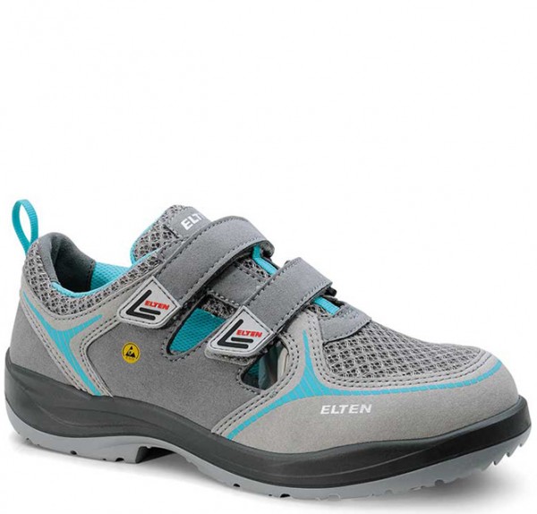 Elten Mila Easy 74710 Ladies Sandals ESD S1 with Velcro grey