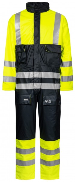 Lyngsøe LR33 high visibility PU rain overall
