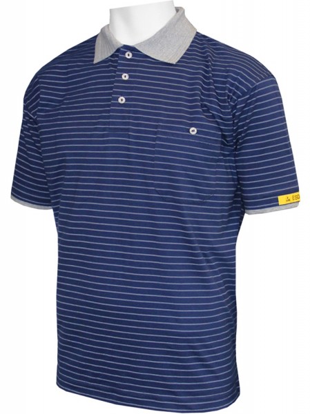 HB CONDUCTEX Cotton Knit men's ESD polo shirt short sleeve 08011 86004 000