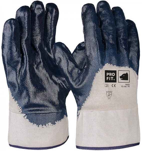 Pro-Fit 5603 Basic protective gloves with 3/4 nitrile coating