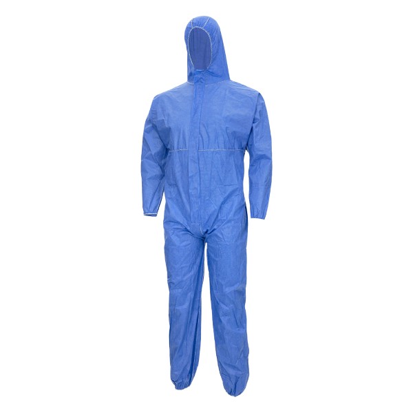 Nitras 1020609B Polysafe Basic II chemical protection overall type 5 + 6 blue