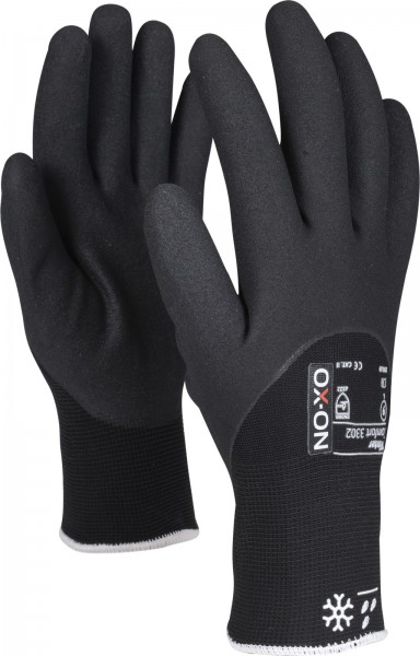OX-ON Winter Comfort 3302 (Freeze) protective gloves with nitrile coating