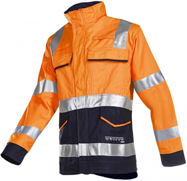 Sioen Larrau 020VA2PFD High-visibility jacket with arc fault protection