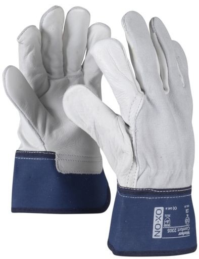 OX-ON Worker Comfort 2305 cow split leather gloves