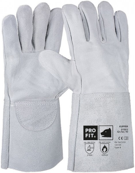 Pro-Fit 511811 Cow split leather welding glove type B