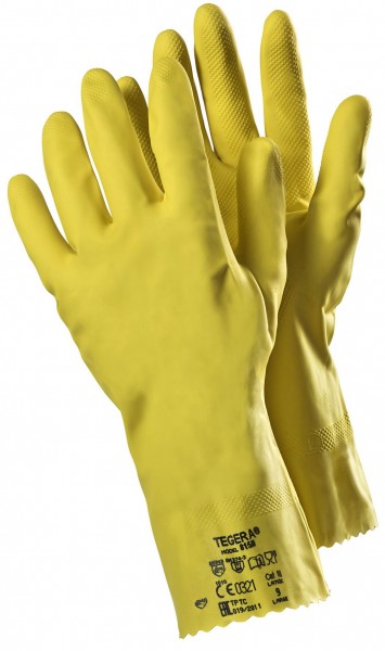 ejendals Tegera 8150 latex chemical protective gloves food grade