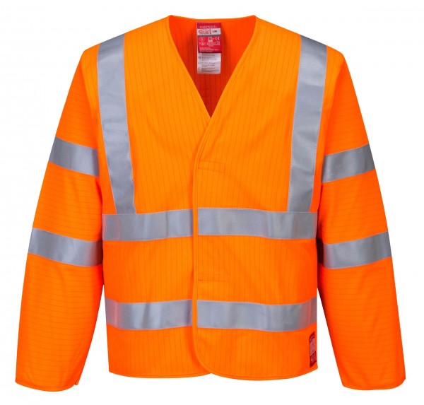 Portwest Bizflame FR85 antistatic, flame retardant warning jacket