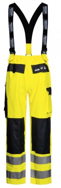 Lyngsøe LR9012 high-visibility rain pants PU/PVC