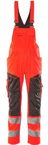 Mascot ACCELERATE SAFE 19569-236 High visibility dungarees with knee pockets