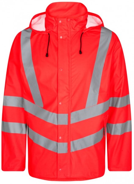 Engel 1921-102 Safety rain jacket with high-visibility protection