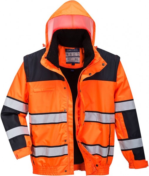 Portwest C466 Classic warning protection pilot jacket