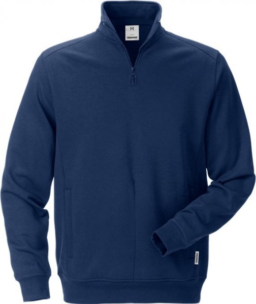 Fristads 114140 Sweatshirt with short zipper 7607 SM