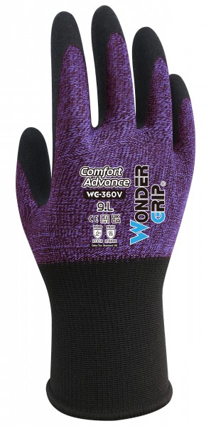 Wonder Grip WG-360V Comfort Advance latex gloves