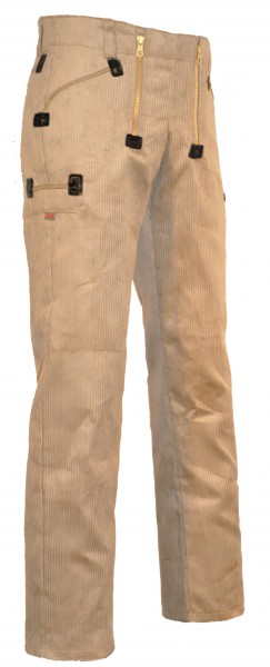 Eiko Rhein Trenkercord guild trousers beige