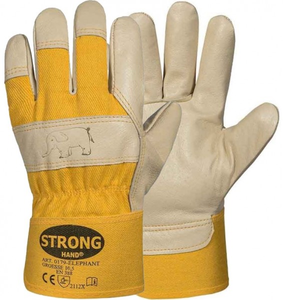 Stronghand 0179 Elephant pig full leather protective gloves