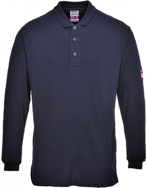 Portwest Modaflame FR10 Flame retardant antistatic long sleeve polo shirt