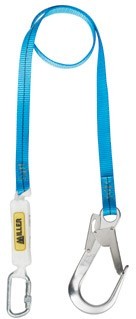 Miller 1013430 Titanium A3 lanyard with strap fall arrester, screw karabiner, scaffold hook