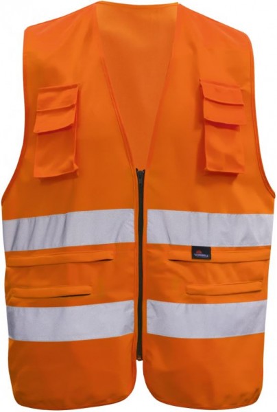 Vizwell VWEN01S Multifunctional Warning Vest orange