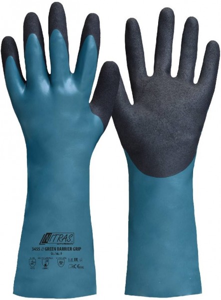 Nitras 3455 Green Barrier Grip