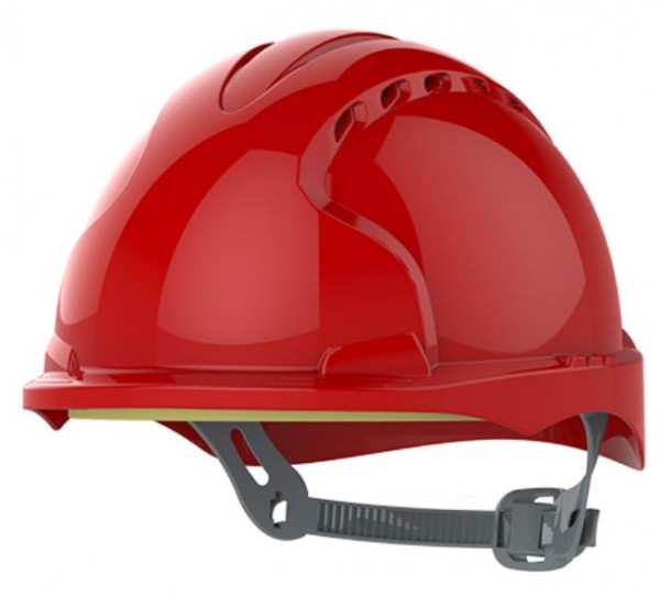 JSP AJH160 EVO3 safety helmet ventilated slide fastener