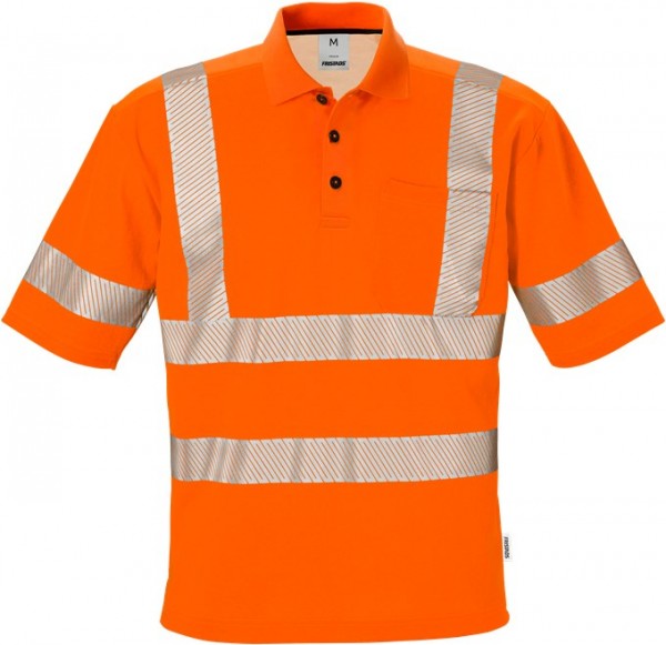Fristads 100972 High Vis high visibility polo shirt 746 PHV