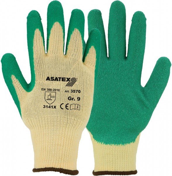 3570 Protective gloves with latex coating