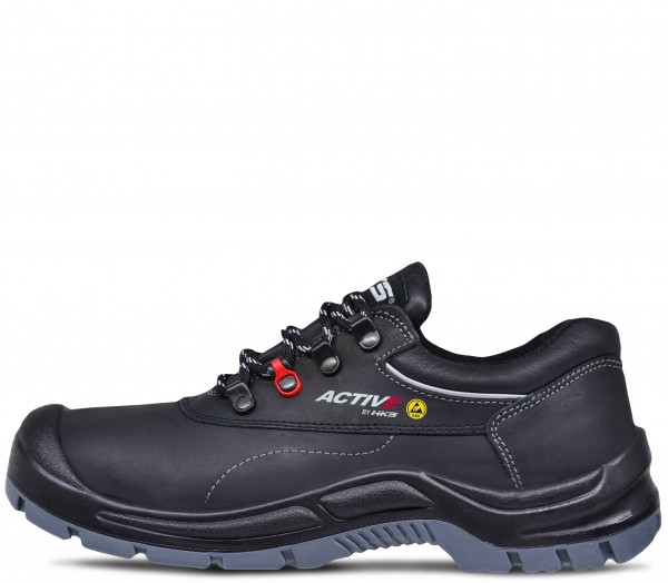 HKS Active 400 low shoes S3 SRC ESD with overcap black