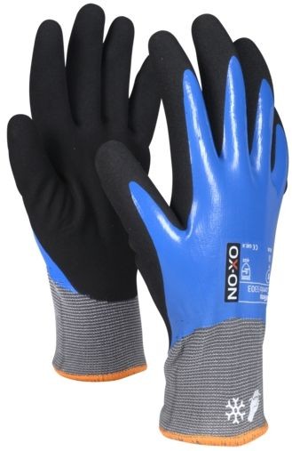 OX-ON Winter Comfort 3303 (Zeal) protective gloves with nitrile coating