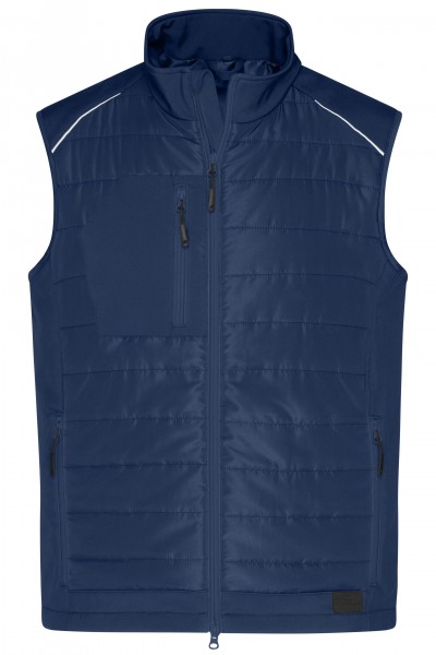 James & Nicholson JN1822 men's hybrid vest in 5 colors