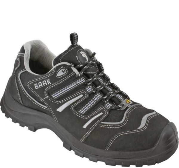 Baak 7204 Peter low shoes S3 SRC ESD black