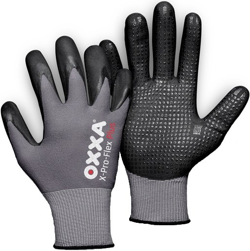 OXXA X-PRO-FLEX PLUS 51-295 Nitrile foam protective gloves with knobs