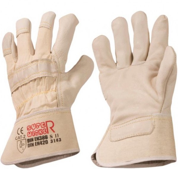 Super Worker Cowhide full leather gloves