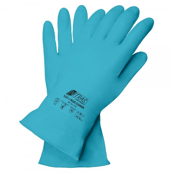 Nitras Blue Cleaner 3221 chemical protective gloves