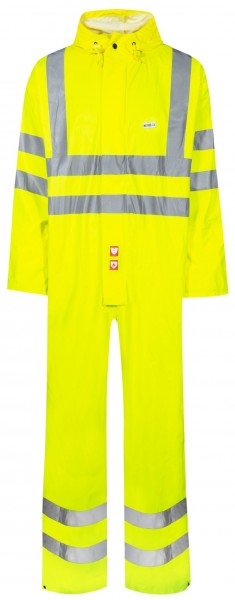Lyngsøe FR-LR57 flame retardant PU warning rain overall