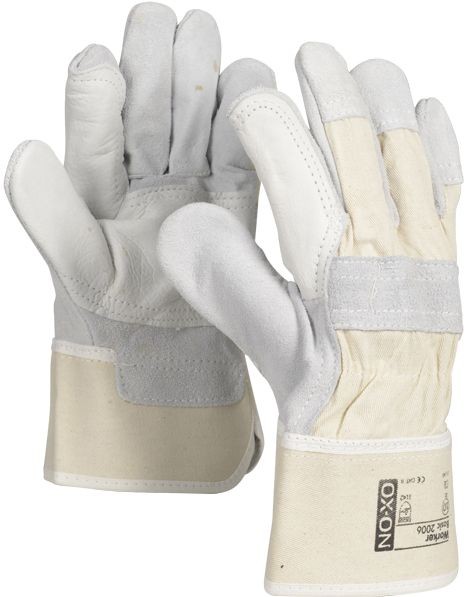 OX-ON Worker Comfort 2006 RInd split leather gloves