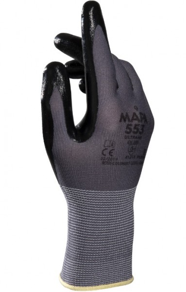 Mapa Ultrane 553 knitted gloves with nitrile coating