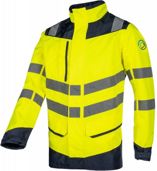 Sioen Birkum 682AA2L2R ECO high visibility rain jacket