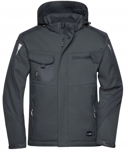 James & Nicholson JN824 Workwear Winter Softshell Jacket in 9 Colours