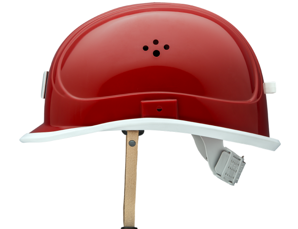 VOSS Canal worker helmet with leather chinstrap KL