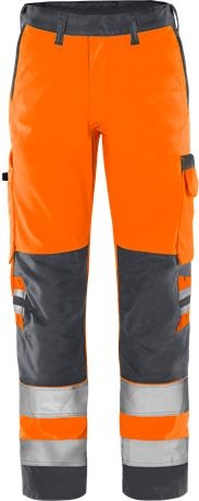 Fristads 131982 Green high-visibility trousers cl. 2 2651 GPLU