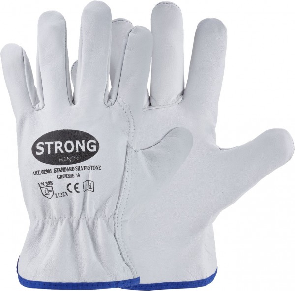 Stronghand 02901 Std Silverstone Buffalo Leather Protective Gloves