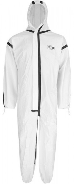 Pro-Fit 1440 protective overall polar bear plus cat. lll type 4B, 5B, 6B white