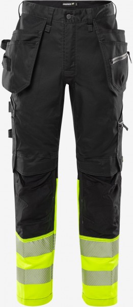 Fristads High Vis craftsman stretch trousers cl 1 2906 GWM